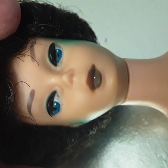 Vtg 1961 Mattel Barbie Bubble Cut Hair, Raven, Brunette Bouffant - Picture 12 of 16
